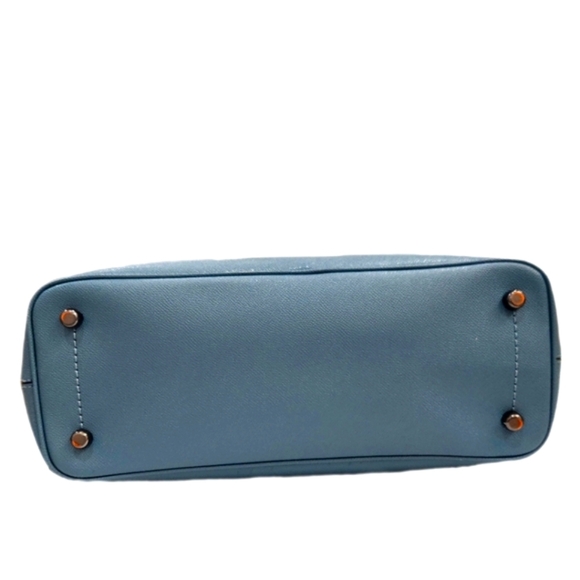 COACH Crossgrain Large Bailey Blue Carryall Shoulder Bag Women's OS - Picture 5 of 14